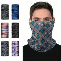 AliExpress WRELS Outdoor Sports Cycling Neck Gaiter, Breathable Sunscreen Headscarf, UV Protection Headband Scarf, Mask Neck Cover For Cycling