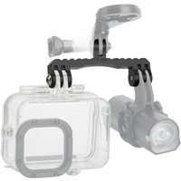 AliExpress riderace Bicycle Computer Mount Holder Aluminum Alloy Bike Camera Light Mount Dual Bracket For Gopro Hero 11/10/9/8/7/6/5 Stand Adapter