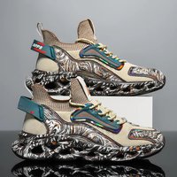 Breathable Men Casual Sneakers Luxury Men's Teniss Shoes Trainer Race Fashion Loafers Running Shoes Comfortable Tenis Race Shoes