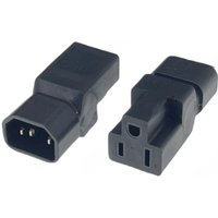 fengyidz IEC 320 C14 to Nema 5-15R AC adapter,IEC 3Pin Male to US Female Computer room server power conversion adapter AC PLUGUE