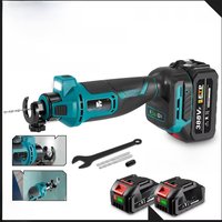Brushless Electric Drywall Cut-Out Tool 3 Gears Cordless Rotary Saw Cutting Wood Drywall Sheetrock Wood For Makita Battery Pin