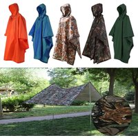 AliExpress 3 in 1 Raincoat Backpack Rain Cover Rain Coat Hood Hiking Cycling Rain Cover Poncho Waterproof Tent Outdoor Camping Tent Mat
