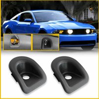 2Pcs For Ford Mustang 2005-2014 Black Door Panel Lock Grommets Covers Set Left Right Side Lock Grommets Replacement Accessories