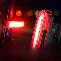 AliExpress NONE Bike Taillight COB Bicycle Rear Light With 6 Modes USB Rechargeable Mtb LED Warning Tail Lamp Cycling Accessories