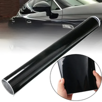 AliExpress NONE Gloss Black Car Body Film Vinyl Wrap Decals Self Adhesive Sticker Motorcycles Bike Auto Skin Color Changing Films 150*50cm