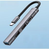 4 in 1 Type-C HUB USB Splitter PD Charging OTG Adapter Data Transfer Expander Docking Station For Laptop PC Tablet Universal