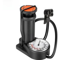AliExpress West Biking WEST BIKING 140PSI Foot Pump With Gauge Portable Bicycle Tire Inflator Motorcycle E-bike Bike Pump MTB Road Bike Accessories