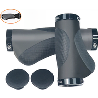 AliExpress SHIZIWANGRI Bicycle Handlebar Grips TPR Rubber Comfy City Mountain Bike Scooter MTB Soft Cycling Handle Bar Cover End Non-slip Aluminum Lock