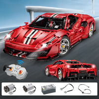 Cada 3187PCS RC Racing Car Super Car Building Blocks City Remote Control Sports Vehicle Bricks Toys for Kids
