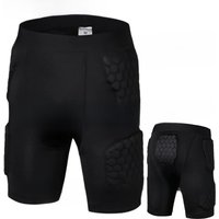 AliExpress YOUNAXIN Unisex Black Basketball Shorts Football Soccer Cycling Sports Bottoms Anti-collision Breathable Elastic Shorts M L XL 2XL 3XL