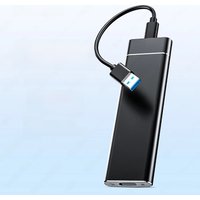 JEYI M.2 SATA SSD Enclosure USB 3.1 (5Gbps) for 2230-2280 SSDs -Auto Sleep, Aluminum Case,B+M Key Support Tool-Free Installation