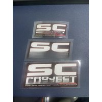 AliExpress A/A/SC 12.4*6cm PROJECT 2PC Exhaust Heat Proof Resistant Sticker Decal Motorcycle Bike Waterproof Jumbo Size