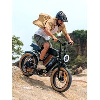 AliExpress URLIFE Urlife Muscle-style Ebike 48V 15.6AH Long-lasting Battery 28MPH 100 Mile Range With 20