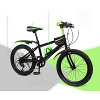AliExpress NONE 20 Inch Mountain Bike 7 Speed Gears, Adjustable Seat Kids' Bike with Mudguards Kettle Holder Kettle for Boys Girls 8-13 years