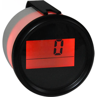 2‘’ 52mm Auto Truck Boat Digital Tachometer 0-9990 RPM With Hourmeter fit for Boat Car Truck Motorcycle Red Backlight 9-32V