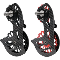 AliExpress riderace Bike Ceramic Rear Derailleur Carbon Fiber for Shimano R6800 R7000 R8000 R9000 For Sram Road Bicycle 13T 17T Pulley Guide Wheel