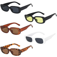 AliExpress vbpbsql Retro Trendy Square Sunglasses Cycling Glasses Women Leopard Fashion Sunglasses Anti-UV Travel Fishing Hiking Eyewear