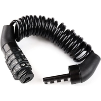AliExpress NONE Motorcycle Bicycle Anti-Theft Chain 4-Digit Password Combination Helmet Lock Safety Portable Cable Lock Durable Wire Rope