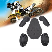 AliExpress NONE 5PCS Motorcycle Bike Riding Jacket Riding Clothes EVA Heat-pressed Shoulder Pads Back Elbow Shoulder Armour Insert Protector