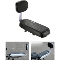 AliExpress NONE Bicycle Back Seat Bike PU Leather Soft Cushion Rear Rack Seat Water Resistant Children Seat with Back Rest Bicycle Accessories