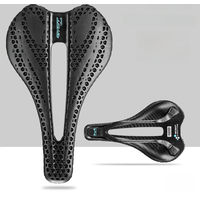 AliExpress RYET Carbon 3D Printed Saddle Ultralight 135g 7*7 Bike Seating For Men Women Triathlon Road MTB Mountain Gravel Cycling Parts