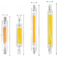 LED R7S Glass Tube 118mm J118 78mm J78 COB Light Bulb AC 110V 220V 230V 240V Dimmable Home Lighting Replace Halogen Lamp