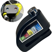 AliExpress falante Falante Motorcycle Disc Brake Alarm Lock Bicycle Motor Bicycle Anti-theft Wheel Disc Brake Lock waterproof +Lock Bracket