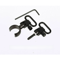 Tactical QD Quick Detach Sling Swivels Adapter Set Shotgun Mount Kit - Fits Most 12 Ga. Magnum Split Band .800"-.850" S-5932