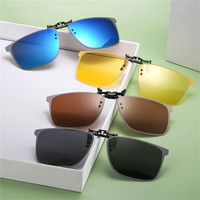 AliExpress KLASSNUM Polarized Clip Night Vision Lens Anti-UV400 Cycling Driving Riding Sunglasses Clip On for Women Men Reading Glasses