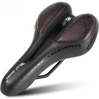 AliExpress West Biking WEST BIKING MTB Bike Saddle Mountain Road Bike Seat PU Leather Cycling Cushion Comfortable Gel Filled Shockproof Bicycle Saddle