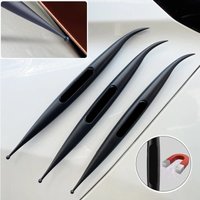 Small Magnetic Vinyl Squeegee for Vinyl Wrap Tool Car Window Film Micro Squeegee Automotive Styling Edge-Closing Tools
