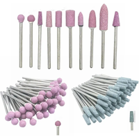 50pcs/set Dental Stone Grinder Polisher Burs For Contouring Shaping Porcelain Dental Rotary Stone Polisher 2.35mm Shank