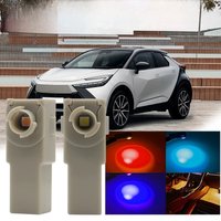 2PCS LED Indoor Footwell Illumination Assembly Atmosphere Foot Lamp Car Signal Light For Toyota Yaris Tundra bZ4X C-HR Avanza