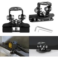 Universal Car Mount Work Light Bracket Clamp Stainless Steel Pillar Hood Offroad Led Work Light Bar Holder Accessories