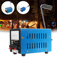 20W Emergency Electric Generator Hand Crank High Power Dynamo Charger Portable USB Charging Outdoor Camping Survival Power Bank