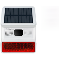 TAIBOAN 433MHZ Wireless Solar SIren Sound Light Flash Alarm Outdoor Alarm Horn for Wifi GSM Home Security Alarm System