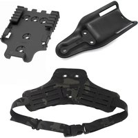 ARC Drop Leg Holster Tactical Thigh Belt Platform Gun Holster Adapter Base with Low-ride Belt Platform QLS22 for G17 19 M9