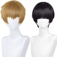 Reigen Arataka Shigeo Kageyama Cosplay Wig Heat Resistant Hair Party Cosplay Anime Wigs + Wig Cap