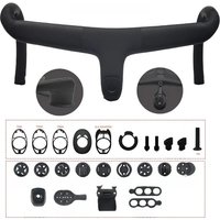 AliExpress NONE For SL7/Sl8/Venge Full Internal Cable Routing Road Bicycle Handlebar T1000 Carbon Integrated Cockpit Di2 Carbon Handlebar