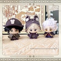 12cm Identity Ⅴ Prospector Plush Dolls Mini Keychain Pendant Ithaqua Plush Toys Hermit Stuffed Holiday Gift