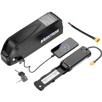 Varstrom eBike-Akku 36V/48V/52V und 13Ah/16Ah/20Ah/25Ah/30Ah, leistungsstarker Lithium-Akku mit Zellen 21700/18650, Paket mit 40A intelligentem BMS, lange Lebensdauer, original großer Kapazität für