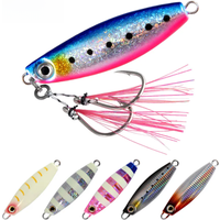 Happyjack shore Cast Fishing Lure slow pitch jig metal jig 10g/20g/30g Jig shore lure jigging Artificial Metal Lure Bait