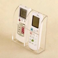 Acrylic Remote Control Holder Phone Charging Self Adhesive Caddy Storage Box Suitable for Organizer Supplies