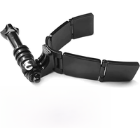 Full Face Helmet Chin Mount Holder for Hero 11 10 9 8 7 DJI Insta360 Camera Strap Flodable Front Chin Mount Accessory