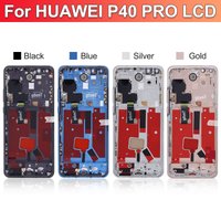 For Huawei P40 pro LCD Screen with Frame Touch Digitizer Assembly for ELS-NX9 ELS-N04 ELS-AN00 Models - Replacement Display