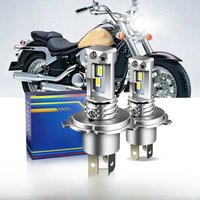 1pc/2Pcs Motorcycle Headlights For Kawasaki Vulcan 800 96-05 750 VN750A 1986-2006 H4 HS1 LED Headlamp Hi/Low Beam Bulb CANbus