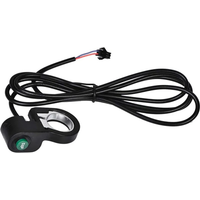 AliExpress NONE Electric Bicycle Horn 1.5M Cable Switch Button Motorcycle Scooter Bike Horn Signal Switch Button Bike Accessories