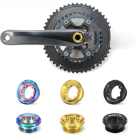 AliExpress NONE 1PC RISK Bike M20 Crank Arm Cover Bolt Bicycle Crankset Cap Dust Cover Titanium Alloy M6x18mm Crank Screw for XT/XTR/SLX/Deore