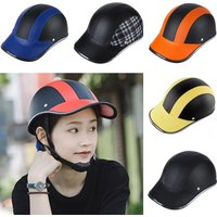 AliExpress NONE Classic Baseball Cap Style Bicycle Helmet Adjustable Strap Safety Motorcycle Half Helmet Hard Anti-UV Bike Hard Hat Racer