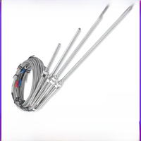 M8 Screw Probe Thermal Thermocouple 50mm 150mm 100mm 200mm K E J PT100 TYPE 1/2/3/4/5m Industrial Oven Temperature Sensor 0-400℃